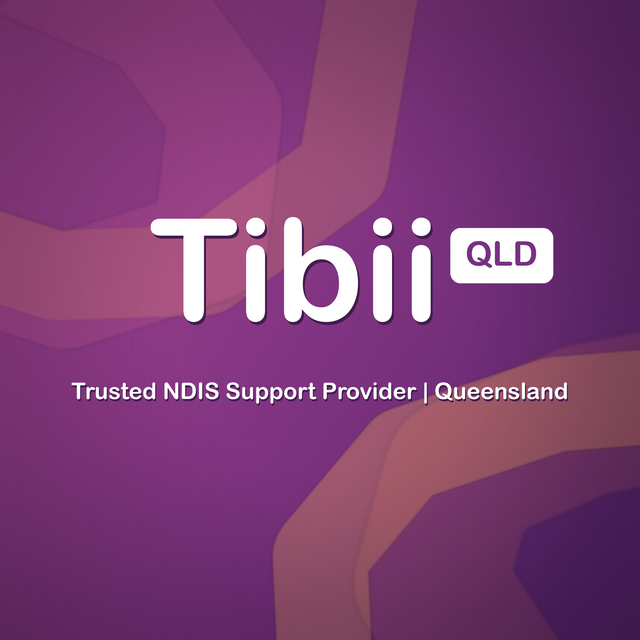 Tibii QLD trusted NDIS support provider Queensland brand graphic